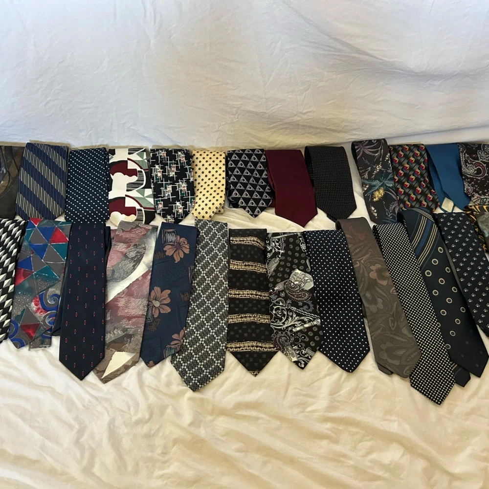 Bundle of 31 Men’s Ties - Polyester Various Brands - Picture 1 of 1